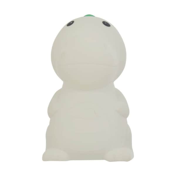 Gibson Gifts Dinosaur LED Night Light Rechargeable Silicone White