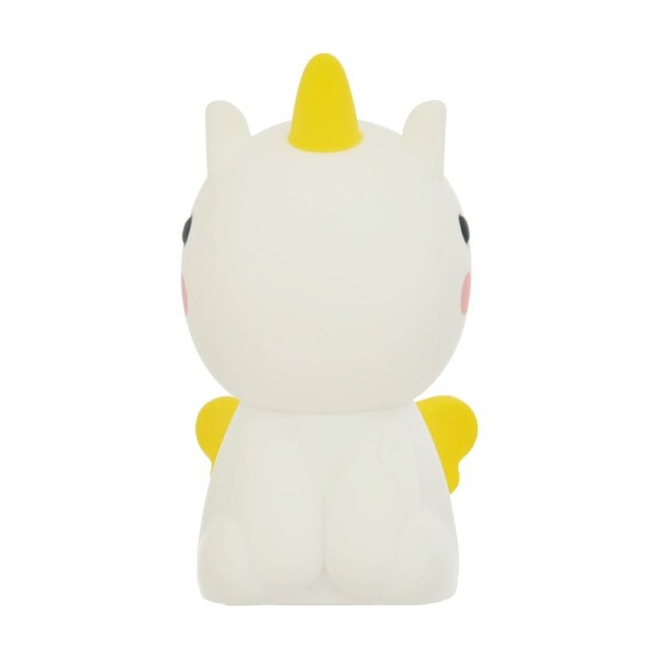 Gibson Gifts Unicorn LED Night Light Colour Changing Rechargeable Silicone White