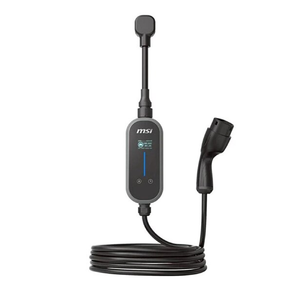 MSI EZgo 230V Portable Easy EV Charger - Grey (9S6-C80612-005)
