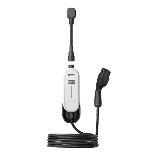 MSI EZgo 230V Portable Easy EV Charger - White (9S6-C80611-004)