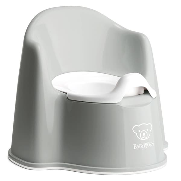 BabyBjorn Potty Chair Grey/White