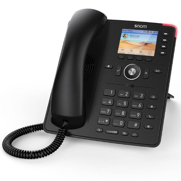 SNOM D713 IP Desk Phone HD Audio PoE TFT Liquid Crystal Display (LCD)