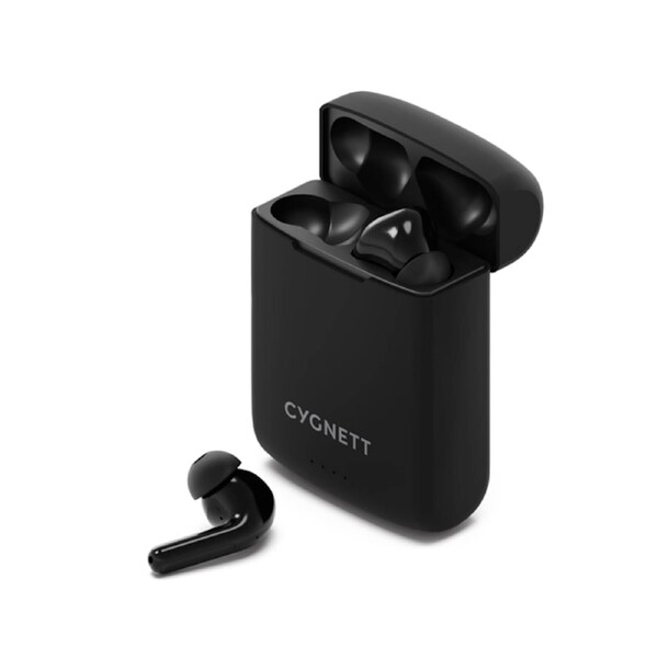 Cygnett FreePlay Solar Charging True Wireless Earbuds -Black(CY4969SOEAR)
