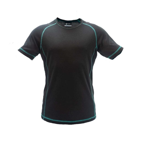Domex Size 3XL Thermalayer Unisex Short Sleeve Top Black