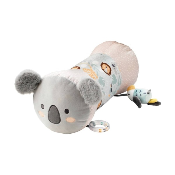 Nuby Animal Adventures Tummy Time Pillow W/ Mirror Teether Multicolour 0m+