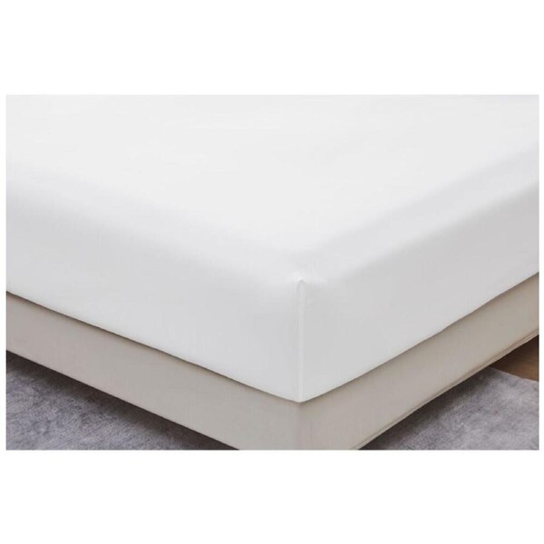 Grosvenor House 500TC Egyptian Cotton Fitted Bed Sheet Only Double White