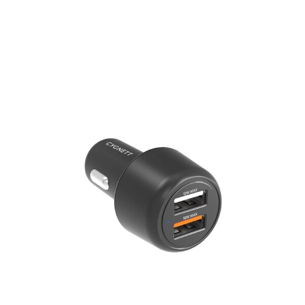 Cygnett 30W Car Charger Dual Port USB-A CarPower
