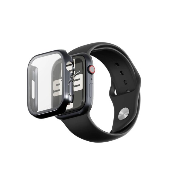 Cygnett Apple Watch 7 Case with Glass Screen Protector 41mm EdgeShield