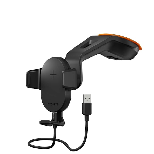 Cygnett Universal Window Mount & Wireless Charger EasyMount
