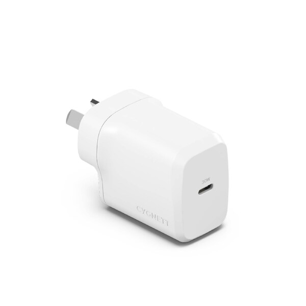Cygnett 30W GaN USB-C Wall Charger PowerPlus