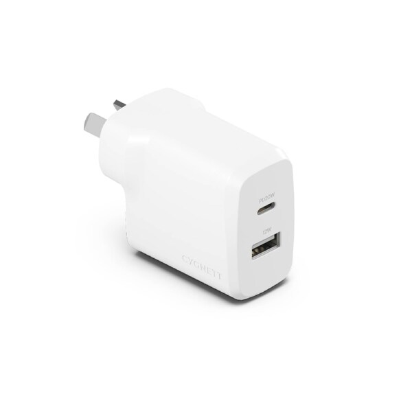 Cygnett 32W Dual Port Wall Charger PowerPlus