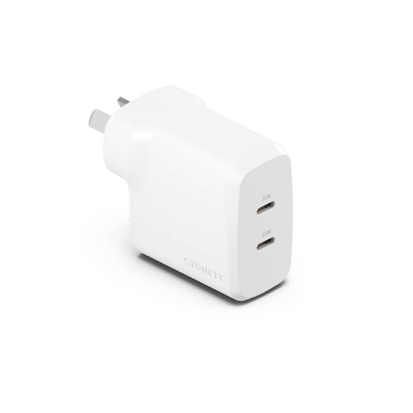 Cygnett 35W Dual Port Wall Charger PowerPlus