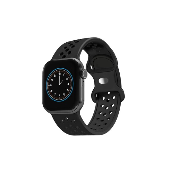 Cygnett Silicone Sports Bands for Watch Series 3/4/5/6/7/8/9/10/SE (42/44/45/46mm & Ultra/Ultra 2 49mm) SportsBand