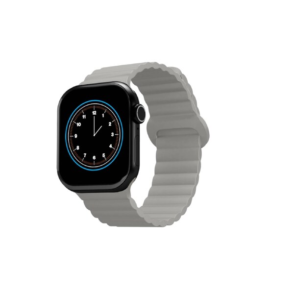 Cygnett Silicone Sports Bands for Watch Series 3/4/5/6/7/8/9/10/SE (42/44/45/46mm & Ultra/Ultra 2 49mm) MagneticBand