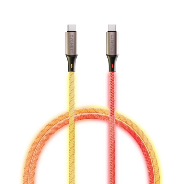 Cygnett USB-C to USB-C Light Up Cable - 1.2M Illuminate