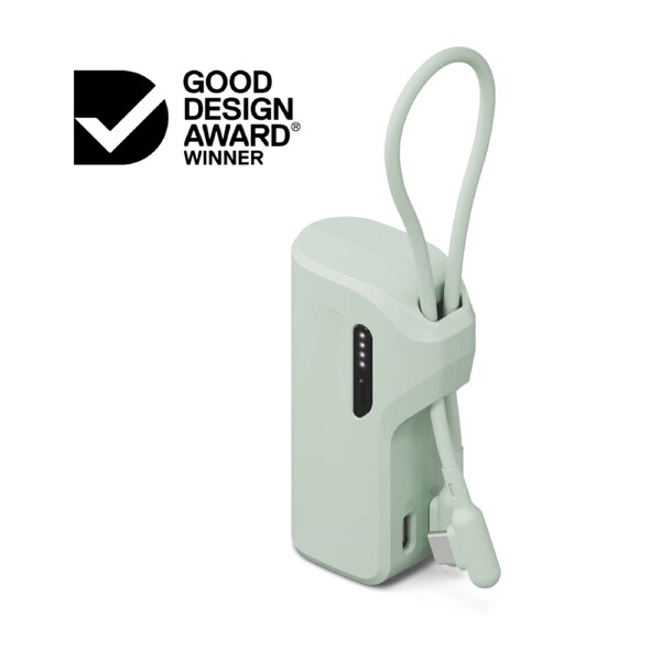 Cygnett Power Bank 5K + USB-C Cable Combo Thumboost