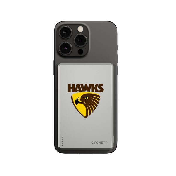 Cygnett 5K Magnetic Wireless Power Bank – AFL Hawthorn Hawks