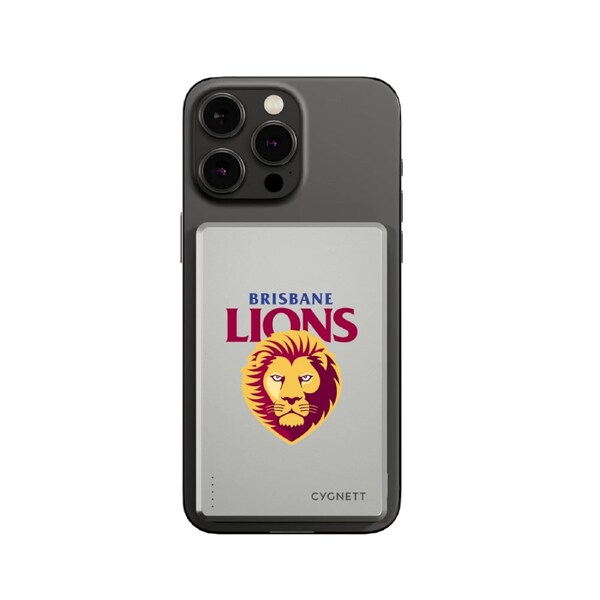 Cygnett 5K Magnetic Wireless Power Bank – AFL Brisbane Lions