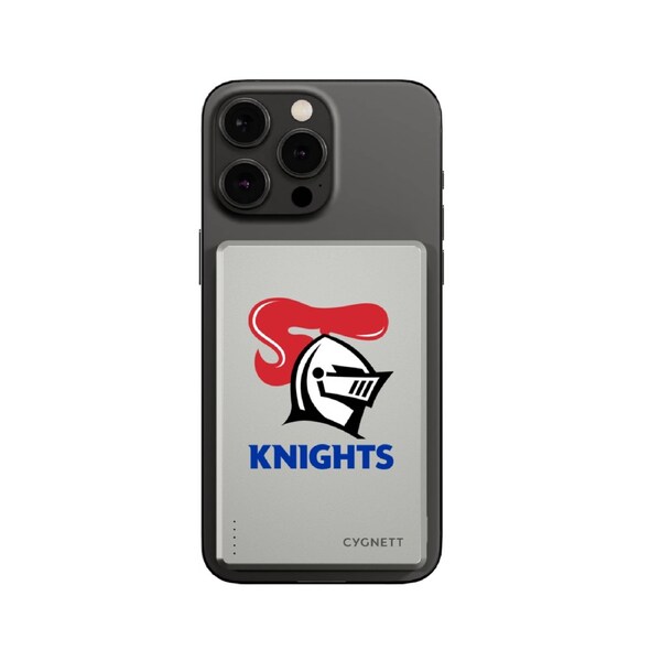 Cygnett Magnetic Wireless Power Bank 5K Newcastle Knights