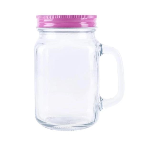 OzOffer Mason Jar with Lid 450ml