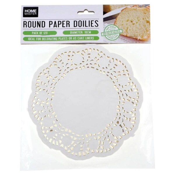 OzOffer Doilies Round Paper 16cm 120pc