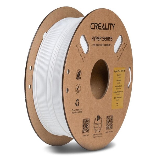 Creality Hyper PLA 3D Printer Filament High Precision - White