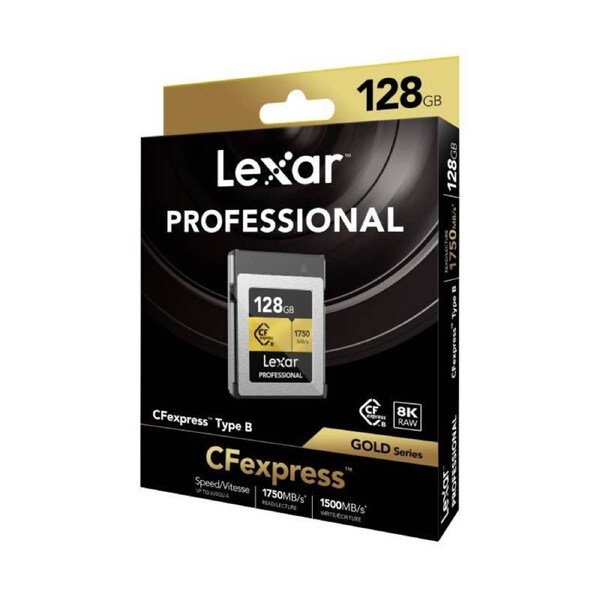 Lexar Pro 128GB TYPE B CFExpress Card GOLD Series