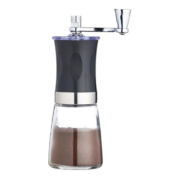 La Cafetiere 19.5cm Manual Stainless Steel Coffee Beans Grinder Black Small