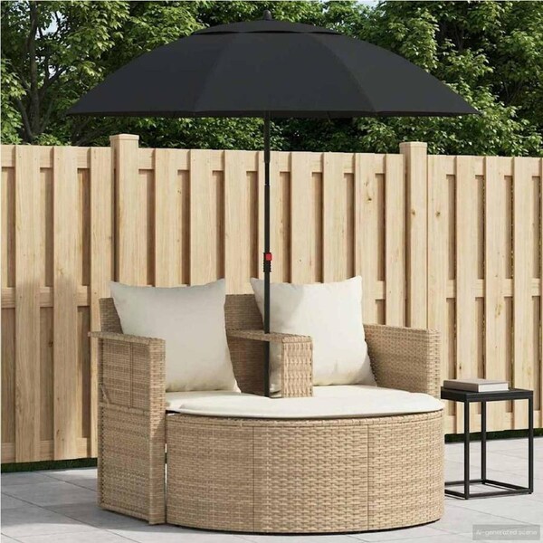 Garden Sofa 8 pcs Beige and Cream White Poly Rattan vidaXL vidaXL