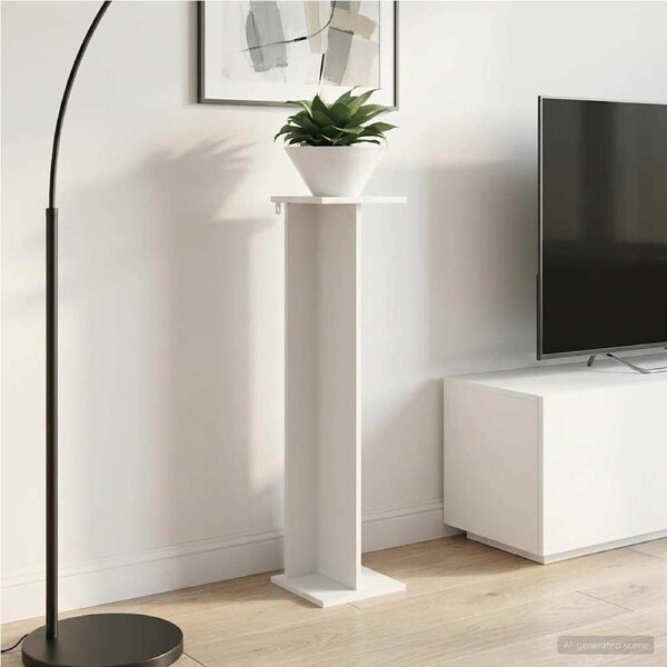 Plant Stand 2 pcs White 25 x 25.5 x 100.5 cm Engineered Wood vidaxl