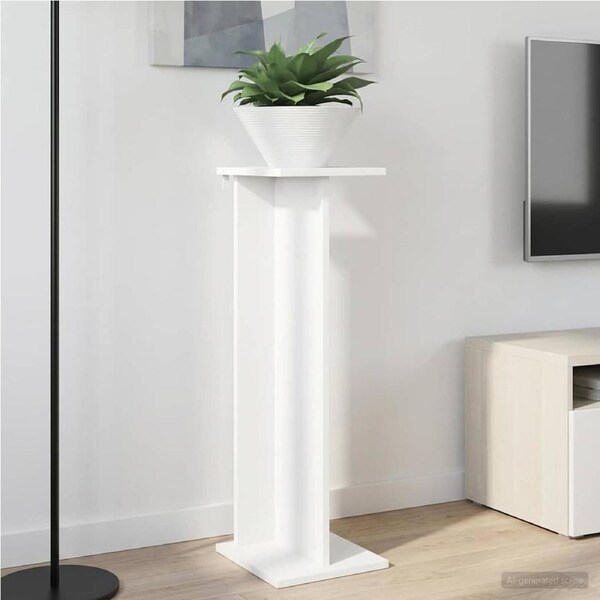 Plant Stand 2 pcs White 25 x 25.5 x 80.5 cm Engineered Wood vidaxl