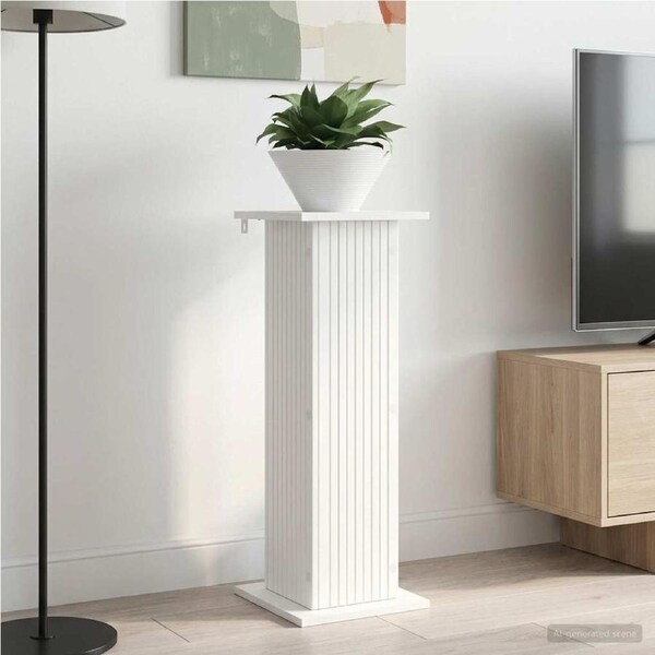 Plant Stand 2 pcs White 30.5 x 30 x 80.5 cm Engineered Wood vidaxl