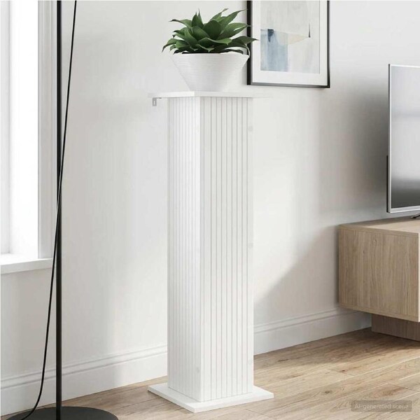 Plant Stand 2 pcs White 30.5 x 30 x 100.5 cm Engineered Wood vidaxl