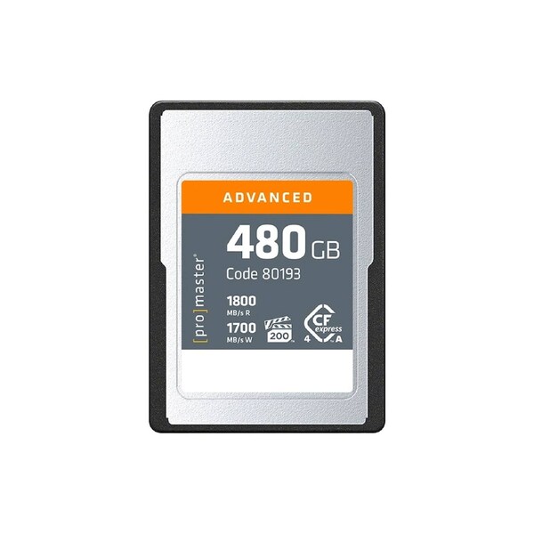 ProMaster CFexpress 4.0 Type A 1700/MB Write Speed 480GB Advanced Memory Card