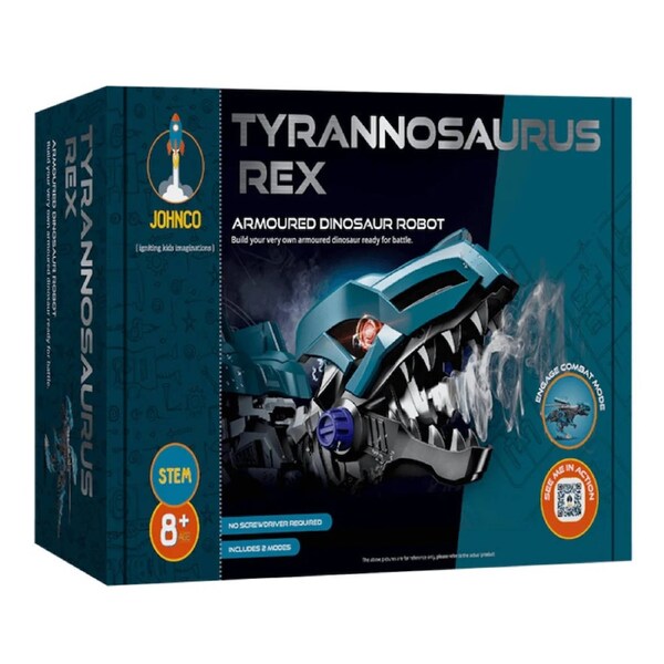 Johnco Tyrannosaurus Rex Armoured Dinosaur Robot Model Kit
