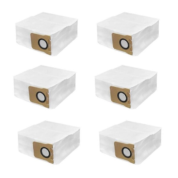 6PCS for X20 Pro/X20 Robot Vacuum Cleaner Dust Bag Replacement Spare Parts