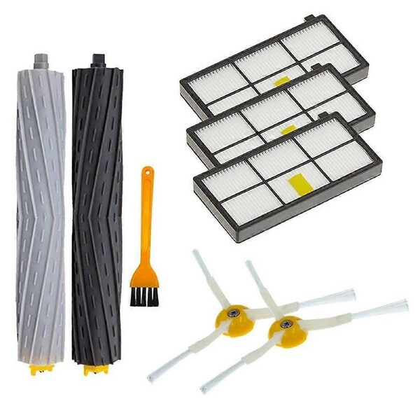 For 960 900 891 800 Series Accessories Vacuum Cleaner Replenishment Kit Rubber Side Brush HEPA Filter