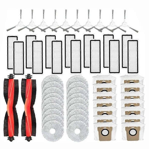 For Robot Vacuum X20+, X10+ / X20 Plus, X10 Plus Parts Accessories Main Side Brush Hepa Filter Mop Cloth Dust Bag