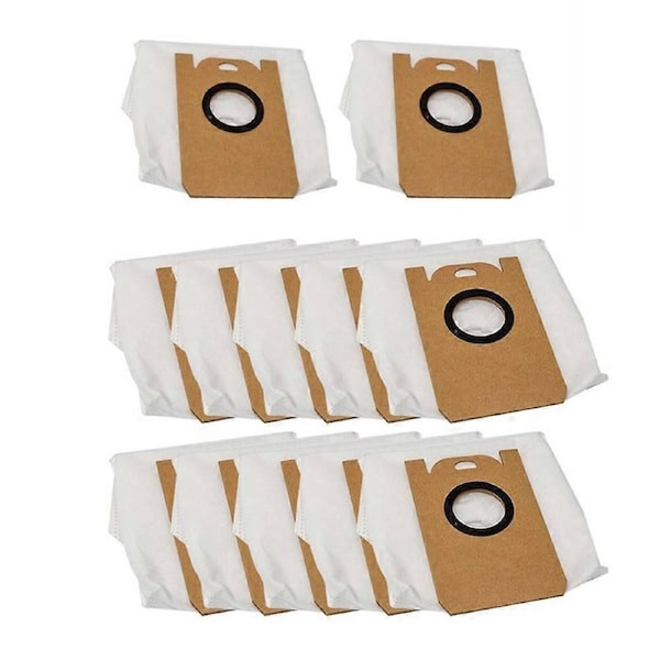 12 Pcs Dust Bags for Redkey R10 Sweeper Accessories Replacement Trash Bags