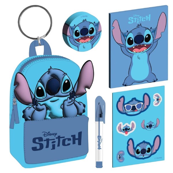 Disney Stitch Core Blue Mini Stationery Set