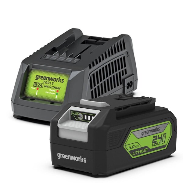 Greenworks 24V 4Ah Battery and Charger Kit - 2926807AU-Kit-4