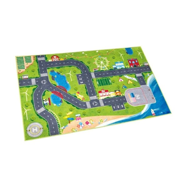 Hape Rail World Discovery Mat Educational Kids Toy 3y+ Multicolour