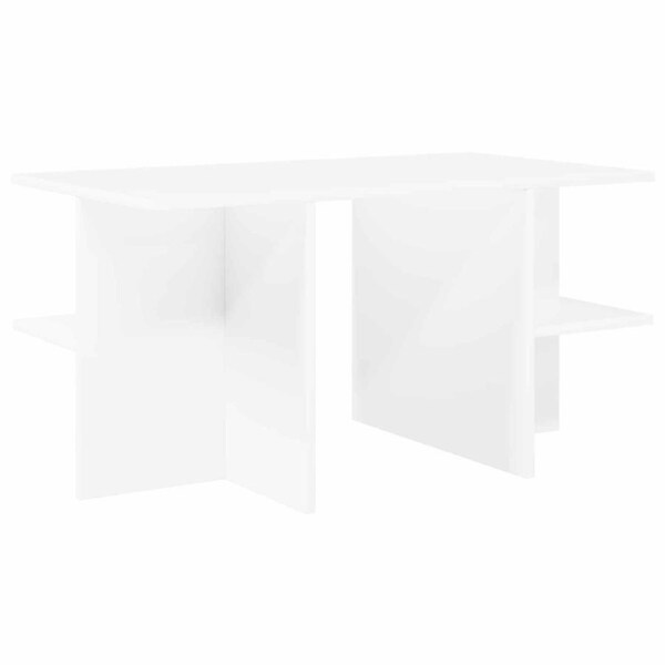 Coffee Table White 87 x 50 x 45 cm Engineered Wood vidaXL