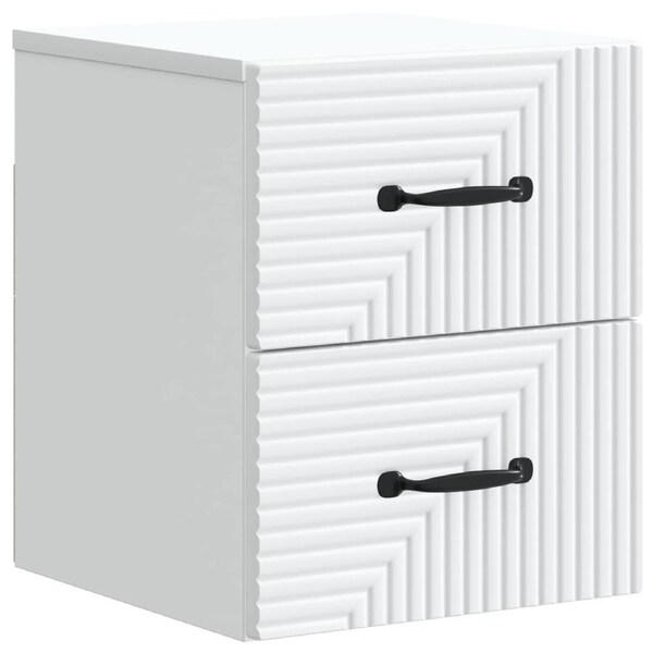 Wall-Mounted Bedside Cabinet White 34.5 x 33 x 40 cm vidaXL