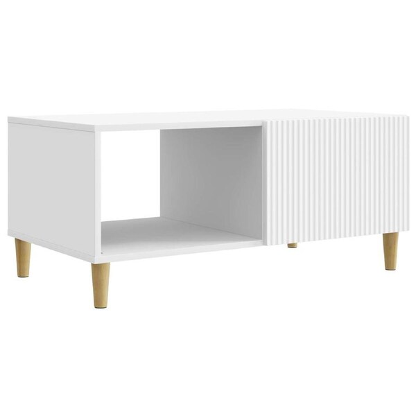 Coffee Table White 90 x 50 x 40 cm Engineered Wood vidaXL