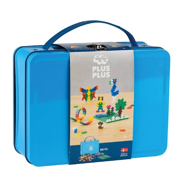 Plus-Plus Basic 600 Piece Metal Suitcase