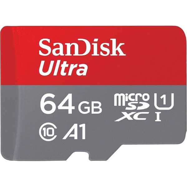 SanDisk Ultra MicroSDXC - 64 GB - Memory Card UHS-I U1 C10 A1 140MB/s