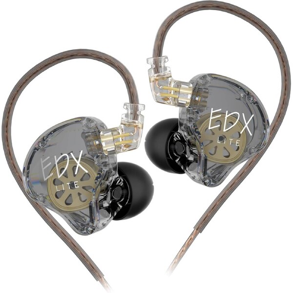 KZ EDX Lite HIFI Bass Earphones Stereo Music Earbuds (no Mic)