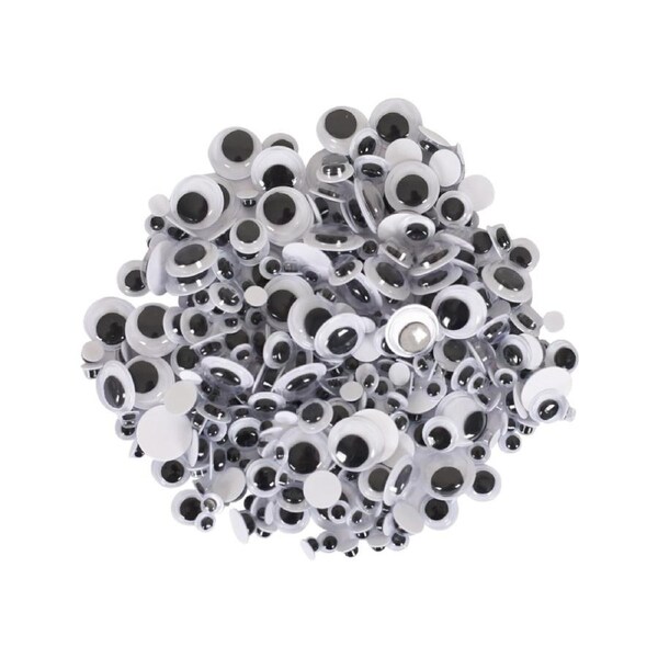 4x 300pc Tacco Large Glue-On Eyes Kids Art Craft Supplies 3 Sizes 3y+