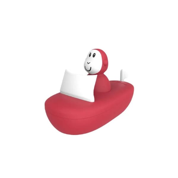 Matchstick Monkey Bath Time Boat Set - Red